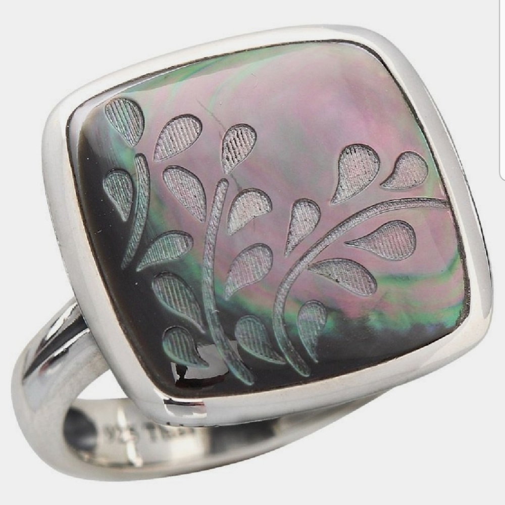 Silpada fern leaf ring size 6